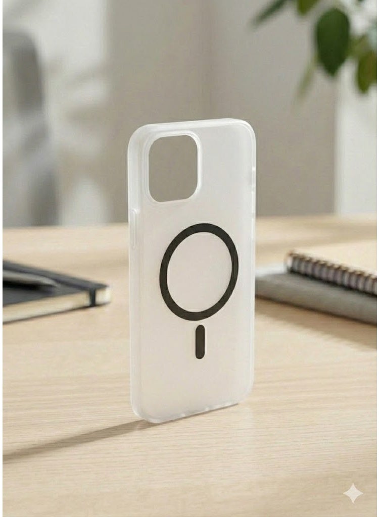 جراب حماية شفاف غير لامع لهاتف iPhone 15 Pro Max - تصميم أنيق ونحيف - Image 1